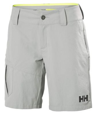 Helly Hansen Women's Quickdry, Sun Protection, Durable Cargo Shorts, Grey Fog, 40