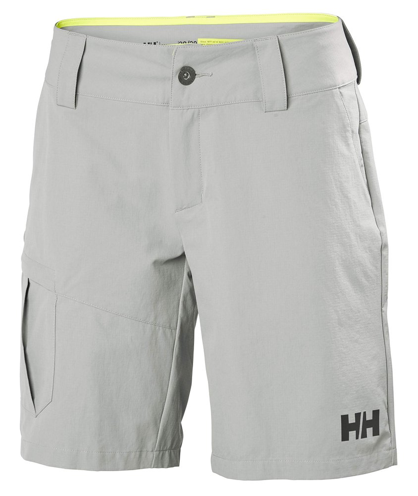 Helly Hansen Women's Quickdry, Sun Protection, Durable Cargo Shorts, Grey Fog, 40