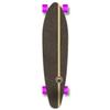 Yocaher Kicktail concave Pro Longboard Complete Cruiser Freeride Skateboard and Decks (Complete - Kicktail - Geometric Purple) view 2