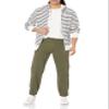 Amazon Essentials Joggers for Men, Cotton, Slim-Fit, Comfortable, Stylish, Large, Olive view 4
