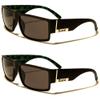 Locs 2 Pack Sunglasses Black Gangster Sunglasses (2 Black Matte Pot Green) view 1