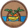 Banana Hammock Patrol Patch - 2" Diameter Round Embroidered Patch (Hook-Fastener) view 1