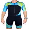 Kiwami Men's Tokyo LD Aero Trisuit (Black Blue Lime, Large) view 1