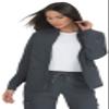 KOI Basics Unisex 448 Hayden Scrub Jacket (Charcoal, 5X-Large) view 2