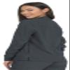 KOI Basics Unisex 448 Hayden Scrub Jacket (Charcoal, 5X-Large) view 4