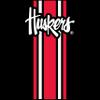 CornBorn Nebraska Onesie - Vertical Stripe Script Huskers - Black - 6M view 2