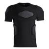 Men's Padded shirts Short Sleeve Compression Protective T Shirt Rib Chest Shoulder Back Protective Gear for Football Baseball Hockey Soccer Basketball Bike Cycling Rugby Paintball Snowboard Ski Size L view 1