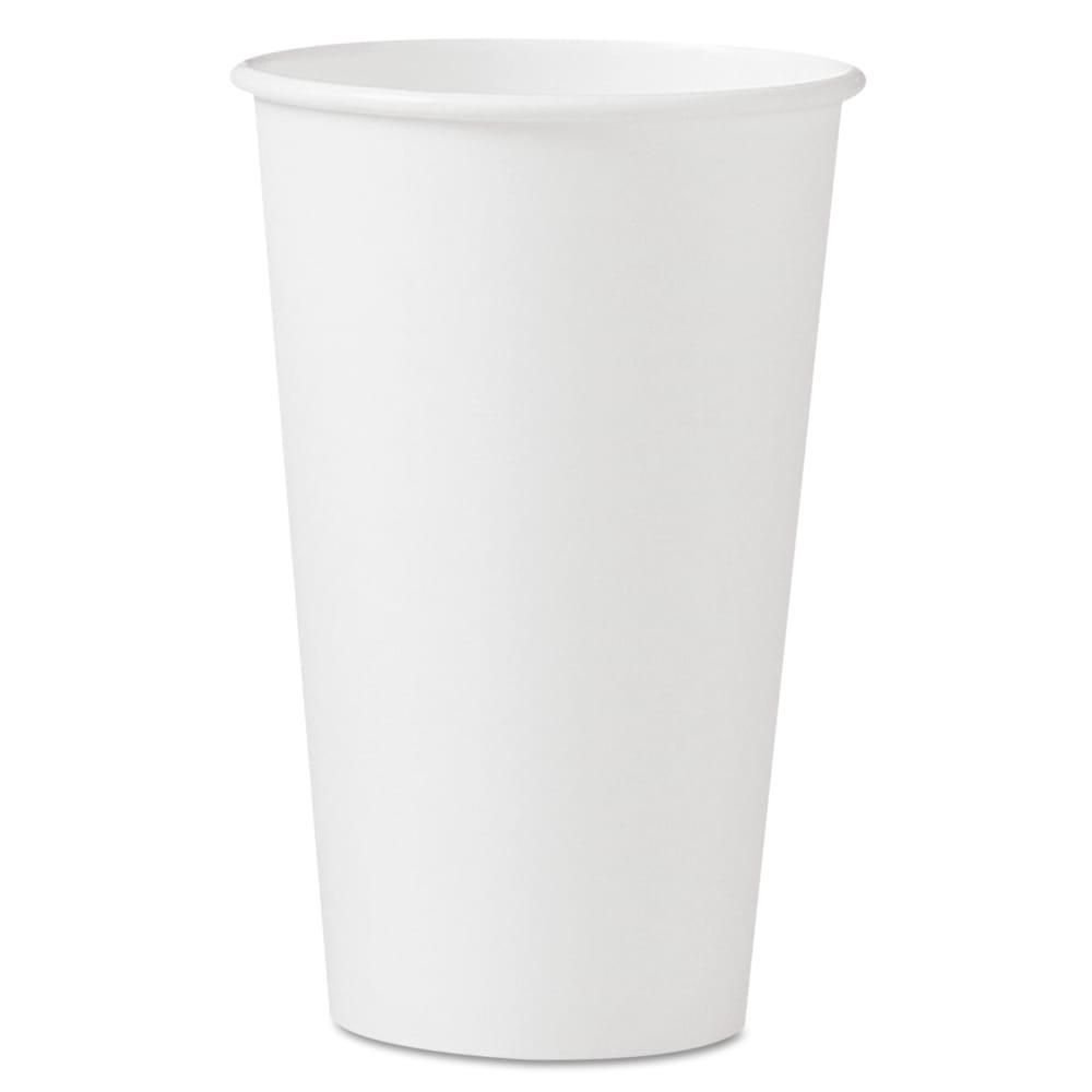 SCC412WN - 12 oz. - Dart Single-Sided Poly Paper Hot Cups - Carton of 1,000 (12oz)
