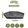 CLAM Quick-Set Camping Tent Footprint Mat, 150" x 150" Pavilion Ground Tarp and Waterproof Outdoor Flooring for Screen Tents and Canopies view 2