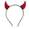 ANDES 6PCS Devil Horns Headband,Red Devil Horns Devil Costume for Women Men Girls, bull horn headband,Halloween Fancy Dress Cosplay Hairband view 2