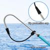 SANLIKE Fishing Gaff Fishing Hook - Stainless Steel Extra Strong Sharp Fishing Gaff Hook for Saltwater Freshwater Fishing with Protection Cover, 6MM Screw Thread view 4