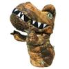 dinofactory T-Rex Golf Head Cover Dinosaur Driver Headcover (Wood Brown) view 1