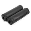 Bicycle Comfort Grips Bar Ends Leather Black,2 Pair Mountain Bike Handlebar Grips Brown Vintage Retro Artificial Leather Handle Grips for Cycling Road Mountain Bike ycle Nonslip(Black) view 2