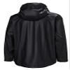 Helly-Hansen Junior Moss Jacket - Unisex Coat with HELOX, YKK Zipper, Detachable Hood, Adjustable Cuffs & Hem, Hand Pockets, 990 Black - 16 view 2