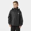 Helly-Hansen Junior Moss Jacket - Unisex Coat with HELOX, YKK Zipper, Detachable Hood, Adjustable Cuffs & Hem, Hand Pockets, 990 Black - 16 view 3
