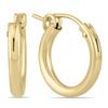 14K Yellow Gold Filled Hoop Earrings (12mm) - Size: view 1