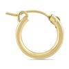14K Yellow Gold Filled Hoop Earrings (12mm) - Size: view 2