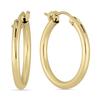 14K Yellow Gold Filled Hoop Earrings (22mm) - Size: view 1