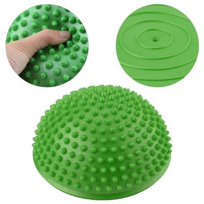 Foot Massage Ball, PVC Inflatable Half Yoga Balls, Massage Point Exercises Trainer Fitness