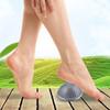 Dioche PVC Inflatable Half Yoga Balls, Massage Point Exercises Trainer Fitness (Silver) view 3