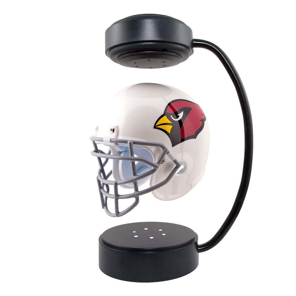 Pegasus Sports NFL Rotating Levitating Hover Helmet with LED Lighting, Arizona Cardinals