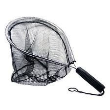 Handle Net Nomad Rubber Fish Nylon Mesh Trout Bag Tackle, Fly Fishing Landing