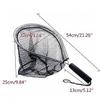 Handle Net Nomad Rubber Fish Nylon Mesh Trout Bag Tackle, Fly Fishing Landing view 3