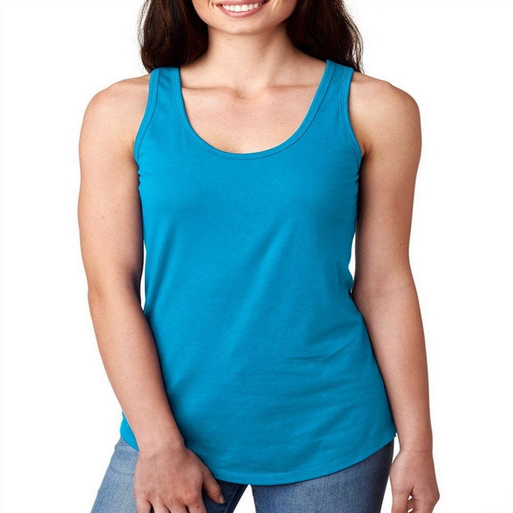 Next Level Ideal Racerback Tank Turquoise X-Small