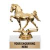 6" Gold Tennessee Horse Trophies - Personalized Horse Trophy Award 5 Pack view 1
