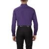 Van Heusen Men's Dress Shirt Regular Fit Poplin Solid, Purple Velvet, 17.5" Neck 36"-37" Sleeve view 2