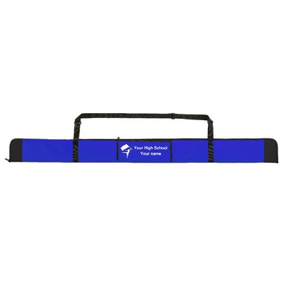 Sportwaves Custom Color Guard Flag Bag - 78 inch for Winter Guard and Marching Band (Blue)