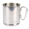 Stainless Steel Mug with Carabiner Handle view 1