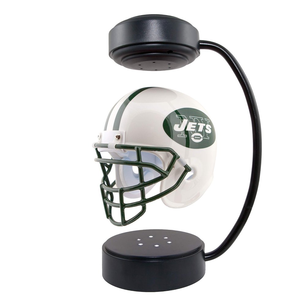 Pegasus Sports NFL Rotating Levitating Hover Helmet with LED Lighting, New York Jets