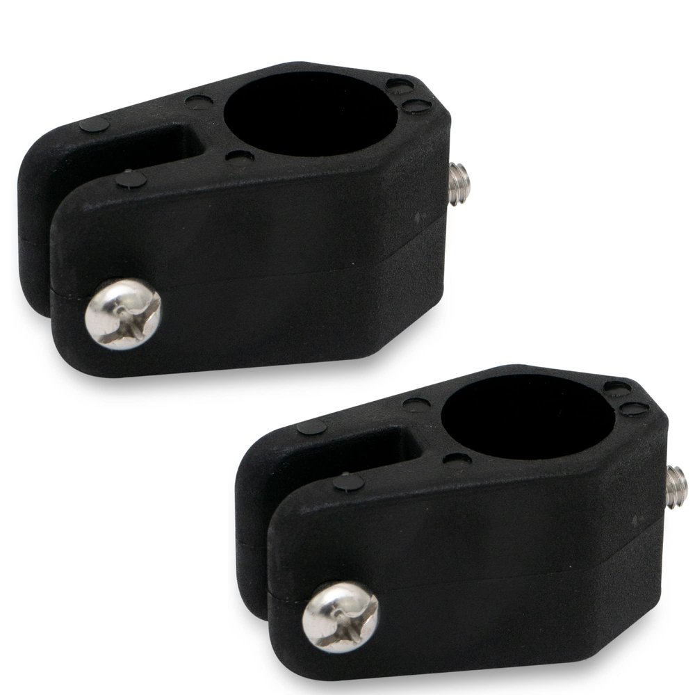 Five Oceans Bimini Top Hardware - Marine Bimini Top 7/8-inch Jaw Slide, Black Nylon Bimini Top Mounting Hardware - 2-Pack - FO3846-M2