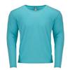 Next Level Mens Triblend Long Sleeve Crew Tee Heather White Large view 2