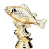 4" Gold Perch Fish Trophies - Personalized Fishing Trophy Award 50 Pack view 2