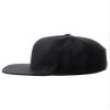 Classic Snapback Hat Custom A to Z Initial Raised Letters, Black Cap White Black Letter Initial J view 3