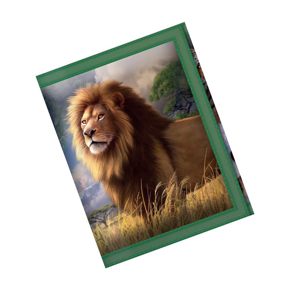 3D LiveLife Wallets - Big Cat Expedition from Deluxebase. Lenticular 3D Wild Animal Wallet. Cash, coin and card holder with artwork licensed from renowned artist Jerry LoFaro