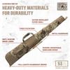 Rig'Em Right Waterfowl 53" Long Nitro Deluxe Floating Bird Hunting Shotgun Gun Case with EVA Stock, Action and Barrel Protection, Rainproof Zipper, Choke Tube Holders, and more (Optifade Marsh Camo) view 2