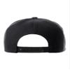 Classic Snapback Hat Custom A to Z Initial Raised Letters, Black Cap White Black Letter Initial E view 2