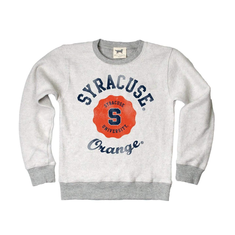 Wes & Willy Syracuse Orange Rev. Fleece Crew
