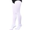 90 Denier Women Pantyhose White Footed Dance Leggings Opaque view 3