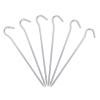 iBasingo 20cm 6pcs/lot Titanium Alloy Pegs Camping Tent Stakes Portable Elbow Grass Nail Tent Hardware 5MM Thicken Ti4004P view 1