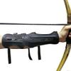 Archery Leather Arm Guard Long 4 Straps Forearm Protective Gear Hunting Arrow Bow (1PCS) view 1