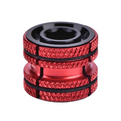 Fork Headset, Aluminum Alloy Road Fork Headsets Plugs for 28.6mm Fork Tube Accessory(Red)