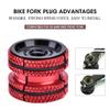 Fork Headset, Aluminum Alloy Road Fork Headsets Plugs for 28.6mm Fork Tube Accessory(Red) view 4