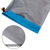 Tbest Mesh Drawstring Bag,Sleeping Bag Holder Replacement,Mesh Seashell Bag,1 pcs Stuff Sacks Mesh,Drawstring Storage Bag Cam Hiking Visibility Mesh Pouch(L Green) view 3