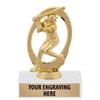 6" Gold Girls Softball Trophies - Custom Softball Champion Trophy Award 50 Pack view 1
