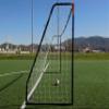 Vallerta Premier 24 X 8 FT. Regulation Size Soccer Goal w/Premium Weatherproof 4MM Net. Strongest 50MM Diameter Steel Frame w/Black/Orange Corrosion Resistant Coating. 8x24 Foot Design(2Net) view 4