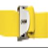 Cressi Malta Quick-Release Elastic Belt w/Metal Buckle Elastic Belts, Yellow view 2